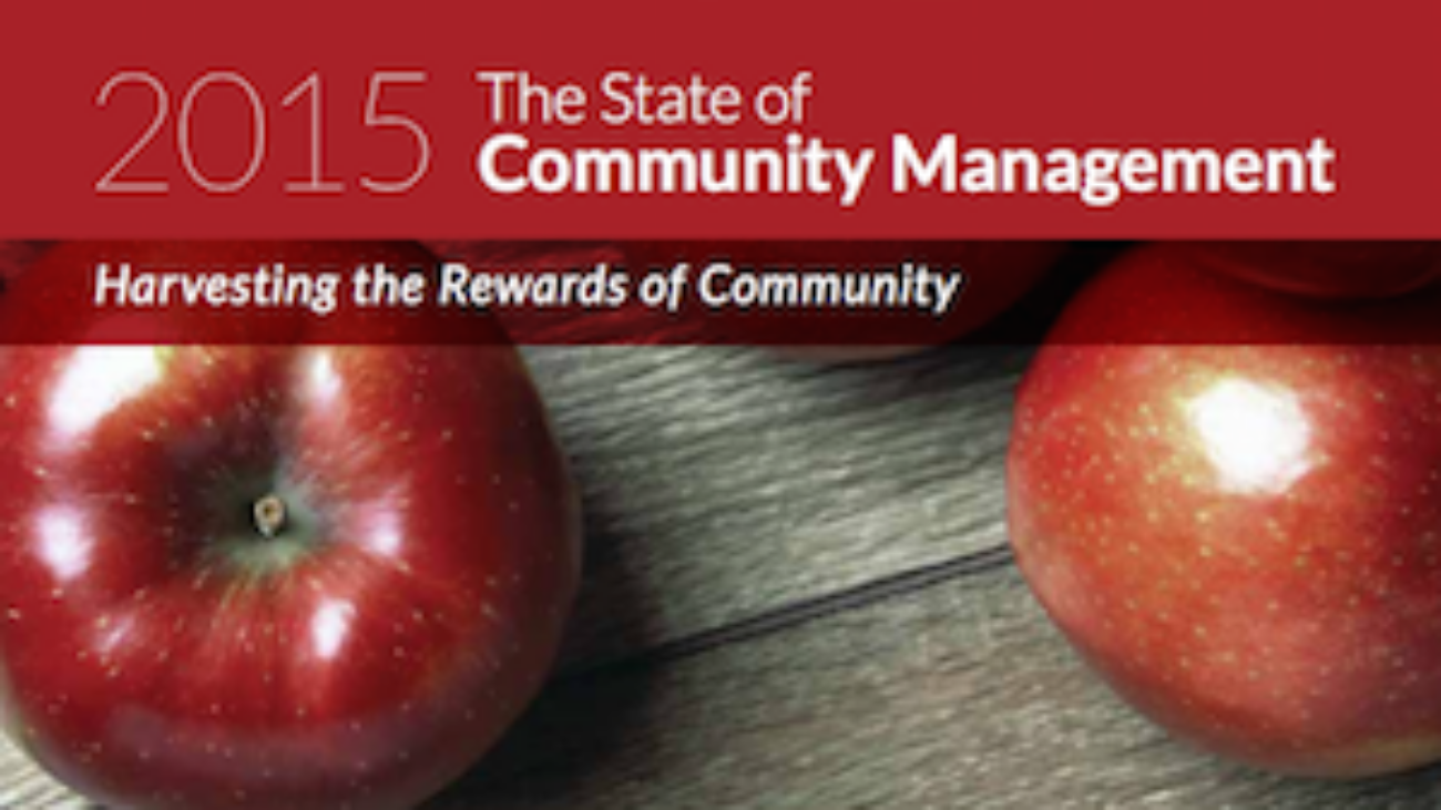 State of Community Management 2015